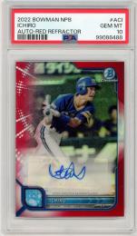 2022 TOPPS NPB BOWMAN イチロー AUTOGRAPH CARD RED REFRACTOR #ACI 5枚限定【2/5】【PSA10】《Gem-MINT》LEGEND