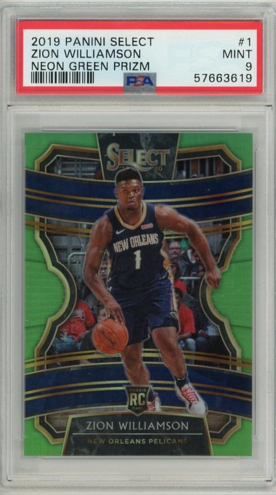 ミントモール / MINT 千葉店 / 2019-20 Panini Select Zion Williamson Neon Green RC  #1【70/75】【PSA 9 MINT】