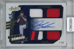 2021 Panini Absolute Ian Anderson Tools of the Trade 4 Swatch Signatures #1 RC Auto 【25/49】 Atlanta Braves