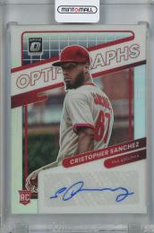 2022 Panini Donruss Optic Cristopher Sanchez Optigraphs Holo #26 RC Auto Philadelphia Phillies