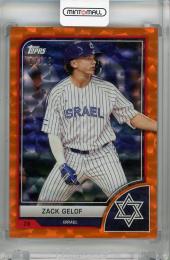 2023 Topps World Baseball Classic Zack Gelof Orange Cracked Ice #44【02/25】 Israel