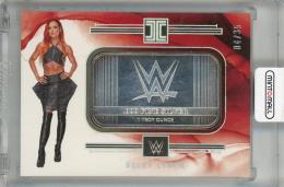 2023 Panini Impeccable Becky Lynch Silver WWE Logo #7 ※裏面傷・白かけあり 【04/35】 Raw