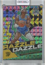 2023-24 Panini Mosaic Shai Gilgeous-Alexander Razzle Dazzle #5 Oklahoma City Thynder