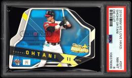 2014 BBM We Love Hokkaido D01 大谷翔平 ダイカットカード【077/100】【PSA NM-MT 8】 北海道日本ハムファイターズ (MSV#1383)