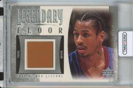2001-02 Upper Deck Legends Allen Iverson Legendary Floor #AIF Philadelphia 76ers