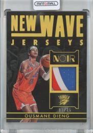 2022-23 Panini Noir Ousmane Dieng New Wave Jerseys Prime #10【11/25】 Oklahoma City Thynder