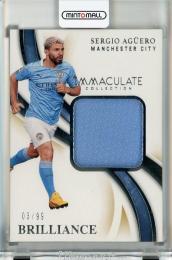 2019-20 Panini Immaculate Collection Sergio Aguero Brilliance Memorabilia #19【03/99】