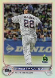 2022 TOPPS NPBプロ野球 #196 高津臣吾(ヤクルト)【150枚限定/Rainbow Foil版】レギュラーカード