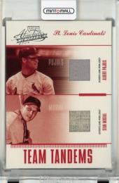 2004 Playoff Absolute Memorabilia Albert Pujols / Stan Musial Team Tandem Material Jersey #TAN15【156/250】