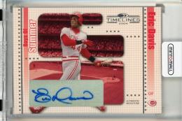 2004 Donruss Timelines Eric Davis Boys of Summer Autograph #13