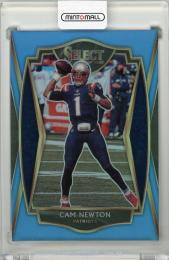 2020 PANINI SELECT New England Patriots Prizm Light Blue #136 / Cam Newton 【63/99】