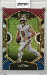 2020 PANINI SELECT New Orleans Saints Prizm Tri Color #15 / Drew Brees 【062/199】