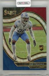 2020 PANINI SELECT Detroit Lions Prizm Tri Color #386 / Jeff Okudah 【68/75】