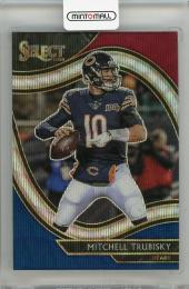 2020 PANINI SELECT Chicago Bears Prizm Tri Color #312 / Mitchell Trubisky 【14/75】