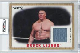 2017 Topps WWE Heritage Wrestling  Brock Lesnar Survivor Series 2016 Mat Relics 167/199