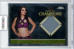 2015 Topps ChromeWWE Wrest Ling  Paige Night of Champions Mat