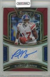 2020 PANINI SELECT New York Giants Signatures Prizm Maroon #31 / Plaxico Burress 【36/75】