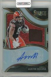 2020 PANINI SELECT Cleveland Browns Signature Memorabilia Prizm #2 / Austin Hooper