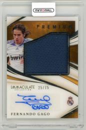 2020 Panini Immaculate Collection Fernando Gago Premium Swatch Autographs【25/75】 Real Madrid