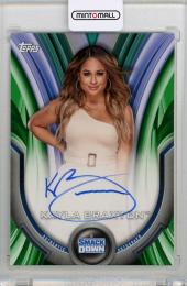 2020 Topps WWE Women's Division  Kayla Braxton Autographs Green #AKB 14/75
