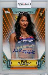 2019 Topps WWE Women's Division  Jessi Kamea Autographs Orange #AJE 35/50