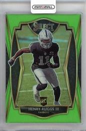 2020 PANINI SELECT Las Vegas Raiders Prizm Neon Green #158 / Henry Ruggs III 【42/75】