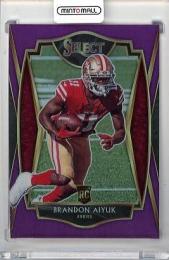 2020 PANINI SELECT San Francisco 49ers Prizm Purple #166 / Brandon Aiyuk 【42/75】