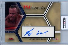 2008 TRISTAR TNA Impact  Kip James Autographs Blue #AKJ 4/5