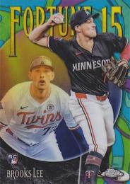 2025 Topps Chrome MLB #F15-14 Brooks Lee【Fortune 15】インサートカードRC