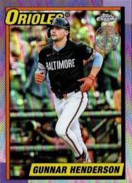 2025 Topps Chrome MLB #90CB-3 Gunnar Henderson【'90 Topps】インサートカード