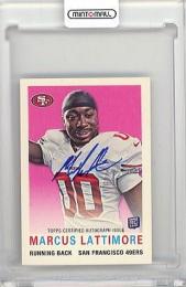 2013 TOPPSSan Francisco 49ers 1959 Mini Autographs #24 / Marcus Lattimore