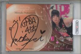 2010 BBM P☆LEAGUE  中村美月 直筆サインカード 36/100