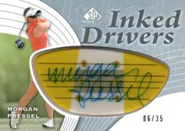 2012 UPPER DECK SP Game Used Golf  Morgan Pressel Autograph 06/35