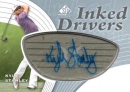 2012 UPPER DECK SP Game Used Golf  Kyle Stanley Autograph