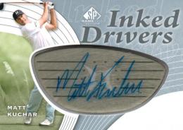 2012 UPPER DECK SP Game Used Golf  Matt Kuchar Autograph