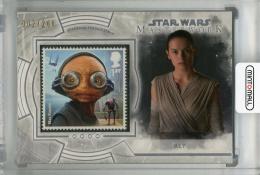 2018 Topps Star Wars Masterwork  Rey Stamp Cards 002/200