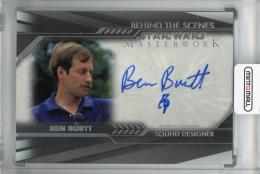 2020 Topps Star Wars Masterwork  Ben Burtt - Sound Designer Behind the Scenes Autographs 96/99
