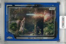 2021 Topps Chrome Star Wars Legacy  Rey In Training Base Blue Refractor(パラレル版) 15/99