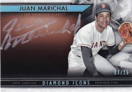 2019 Topps Diamond Icons San Francisco Giants Juan Marichal Silver Ink Autographs 13/25