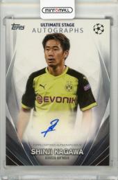 2023-24 Topps UEFA Club Competitions  Shinji Kagawa Ultimate Stage Autograph Borussia Dortmund