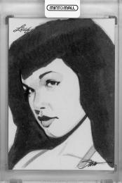 2014 Leaf Bettie Page Collection  Steve Stanley Sketch(1of1!) 1/1