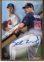 2019 Topps Gold Label Atlanta Braves Kyle Wright Framed Autographs