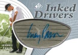 2012 UPPER DECK SP Game Used Golf  Corey Pavin Autograph
