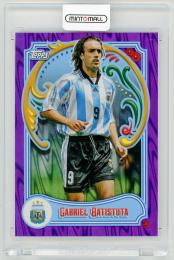 2023 Topps Topps Argentina Fileteado Gabriel Batistuta Base Purple Tango Parallels【11/15】