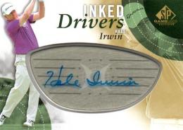 2014 UPPER DECK SP Game Used Golf  Hale Irwin Autograph