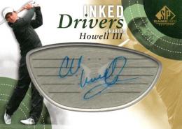 2014 UPPER DECK SP Game Used Golf  Charles Howell  Autograph