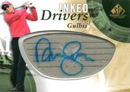 【表面右下角若干難あり】2014 UPPER DECK SP Game Used Golf  Natalie Gulbis Autograph