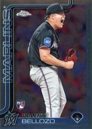 2025 Topps Chrome MLB #122 Valente Bellozo レギュラーカード RC