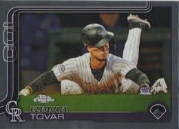 2025 Topps Chrome MLB #154 Ezequiel Tovar レギュラーカード