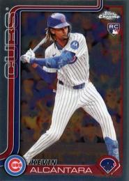 2025 Topps Chrome MLB #173 Kevin Alcantara レギュラーカード RC